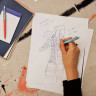 Набор ручек PARKER JOTTER ORIGINALS 70S GLAM ROCK Azure Blue/Vermilion M 2162141