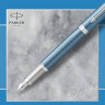 Ручка перьевая PARKER IM PREMIUM F318 BLUE GREY CT F CW2143651