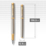 Ручка перьевая Parker IM Premium Warm Grey GT, F 1931684