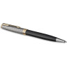 Ручка шариковая PARKER SONNET PREMIUM K537 Metal Black GT M CW2119787